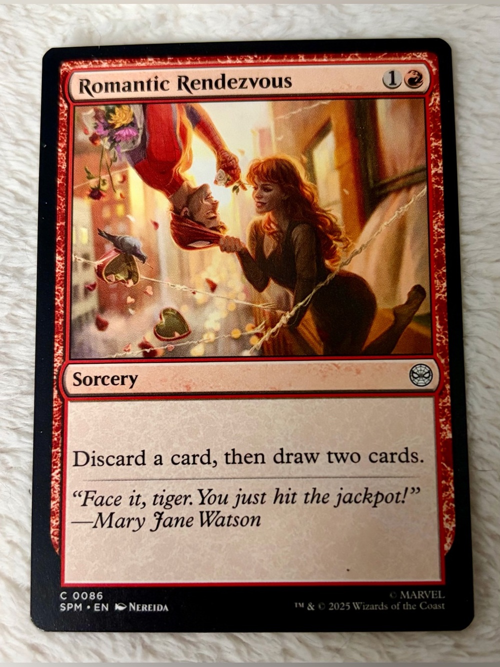 MTG Marvel’s Spider-Man Romantic Rendezvous #086 | Sorcery